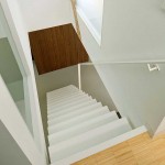 Minimalist White Stairs Apartment