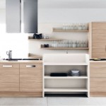 Modern White Oak Kitchen Furniture Set