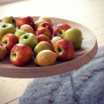 Round Fruit Bowl Wooden Table Design