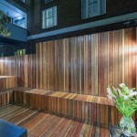 Wooden Lounge Deck Apartment with Green Plant