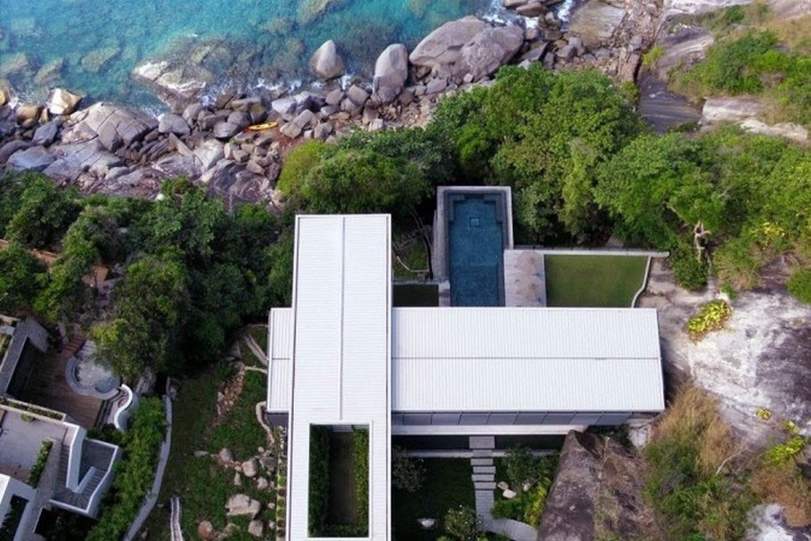 Centilevered Villa Amanzi Bird Eye View