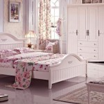 Beautiful White Pink Floral Bedroom Ideas