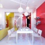 Bright Modern Dining Room in Small Apartment