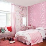 Cute Pink Dotty Wallpaper Girls Bedroom