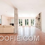 Open Living Apartment Design with Wood Floor Decor
