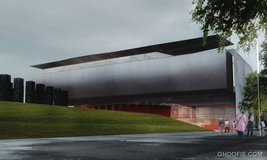 Building in The Park of Beauregard France Odile Decq