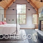 Luxury Bedroom Design with Wooden Ceiling
