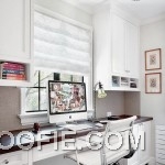 Contemporary White Office with Herman Miller Chair