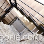 Modern Minimalist Open Wooden Staircase