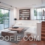 Double High Living Room for Modern Family House Design Ideas