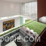 Contemporary Living Room with High Ceiling Design Ideas