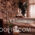Elegant Home Spa Room Design Ideas with Stone Walls