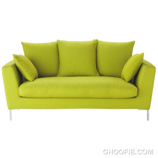 Leon Swivel Loveseat Basil Green Sofa Interior Design Ideas