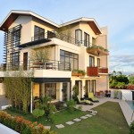 Luxury House Design Modern Style Spacious Balcony with Small Pool