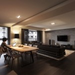 Natural modern dining room