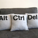 Ctrl Alt Delete pillows