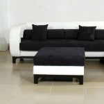 Avella white and black couch sofas