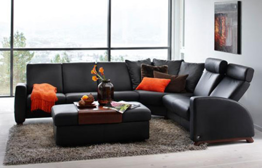 Black corner sofas - Interior Design Ideas