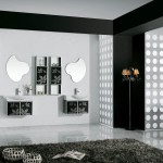Inspirational Design - black and white bathroom