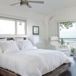 Modern white bedroom design