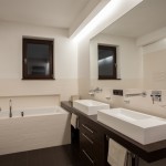 Bathroom with nice recessed lighting