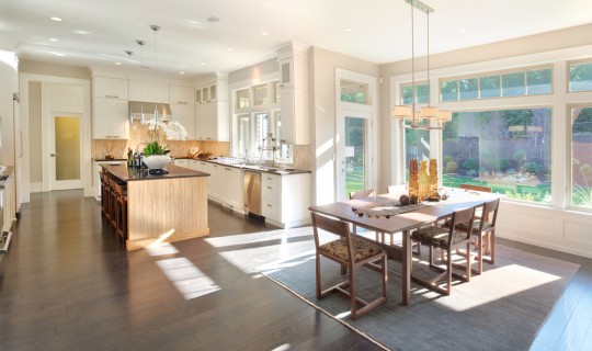 Natural light dining room and kitcen - Interior Design Ideas