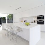 Simple white kitchen design