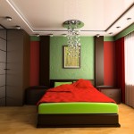 Colorful green bedroom ideas