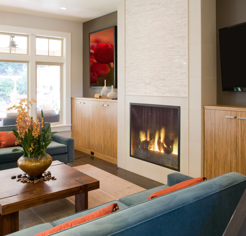 Amazing fireplace living room