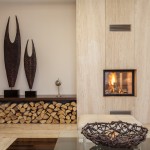 Wood fireplace and wood holder