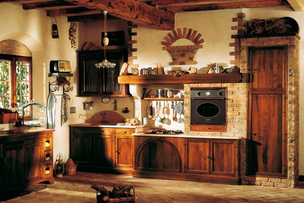 Rustic traditional kitchen