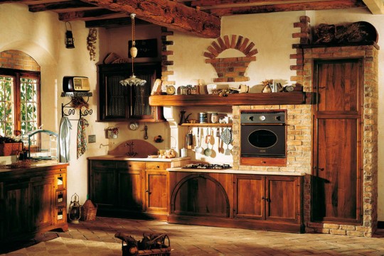 Rustic traditional kitchen
